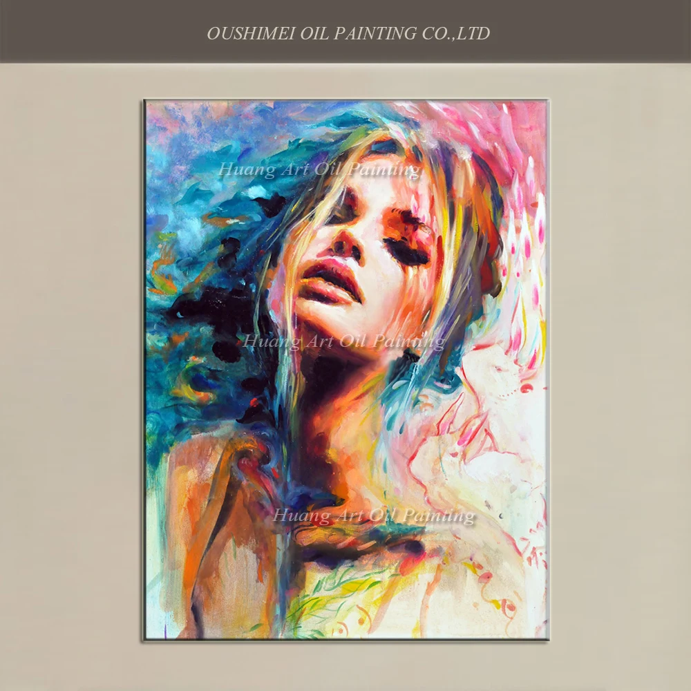 New Hand Painted Sexy Gril Figure Oil Painting Hang Wall Paintings Knife Paintings On Canvas Painting For Living Room Decor
New Hand Painted Sexy Gril Figure Oil Painting Hang Wall Paintings Knife Paintings On Canvas Painting For Living Room Decor
