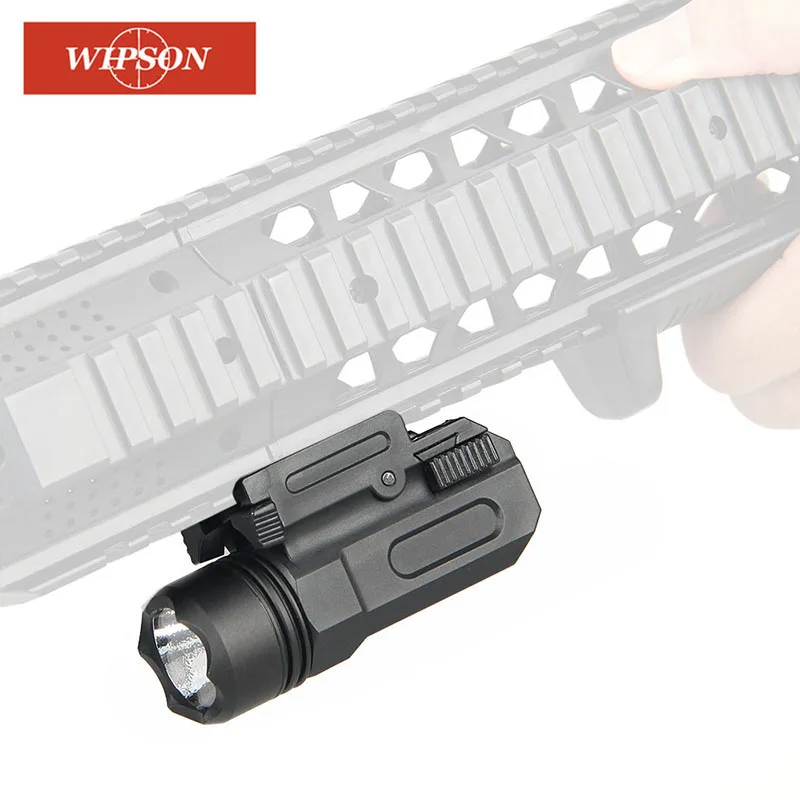 WIPSON LED Shotgun Rifle Glock Gun Flash Light Tactical Torch Flashlight with Release 20mm Mount for Pistol Airsoft
WIPSON LED Shotgun Rifle Glock Gun Flash Light Tactical Torch Flashlight with Release 20mm Mount for Pistol Airsoft