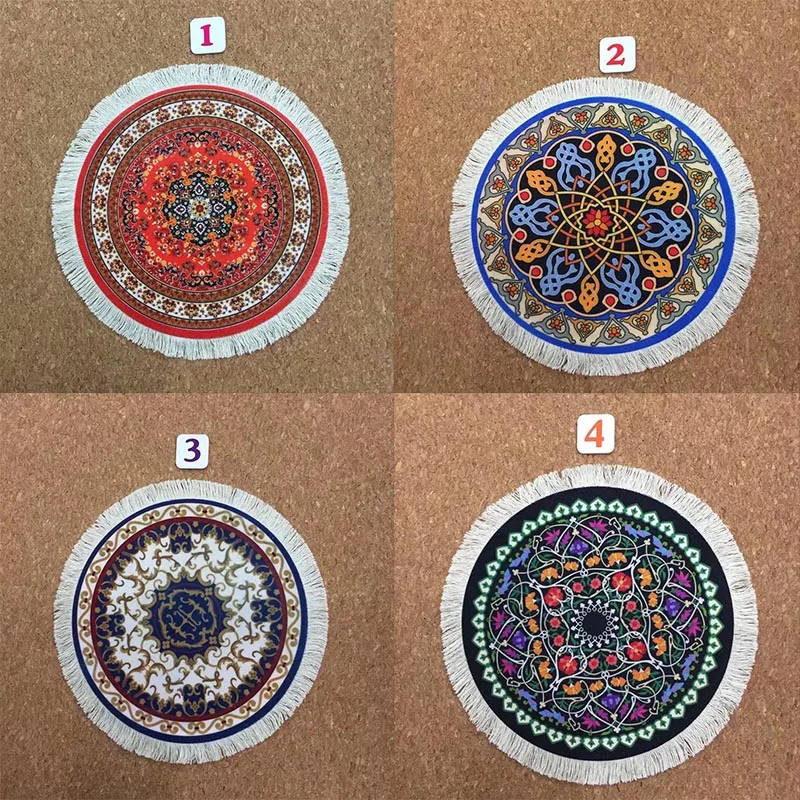 Mairuige 200X200MM round Persian carpet rubber mouse pad home decoration notebook PC game pad table mat
Mairuige 200X200MM round Persian carpet rubber mouse pad home decoration notebook PC game pad table mat