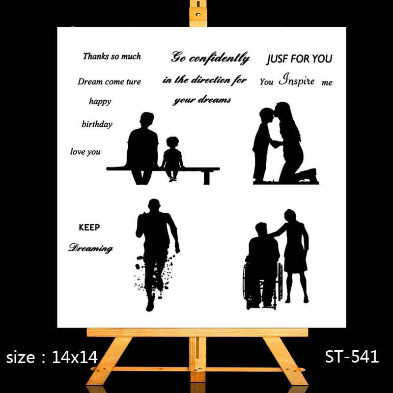 ZhuoAng Romantic love Clear Stamps/Card Making Holiday decorations For scrapbooking Transparent stamps 14*14cm
ZhuoAng Romantic love Clear Stamps/Card Making Holiday decorations For scrapbooking Transparent stamps 14*14cm