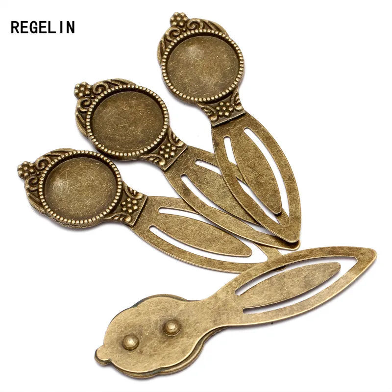 REGELIN 5pcs/lot Antique Bronze Bookmark Base Fit 20mm Round Glass Cabochon Blank Bezel Setting Bookmark DIY Jewelry Findings
REGELIN 5pcs/lot Antique Bronze Bookmark Base Fit 20mm Round Glass Cabochon Blank Bezel Setting Bookmark DIY Jewelry Findings