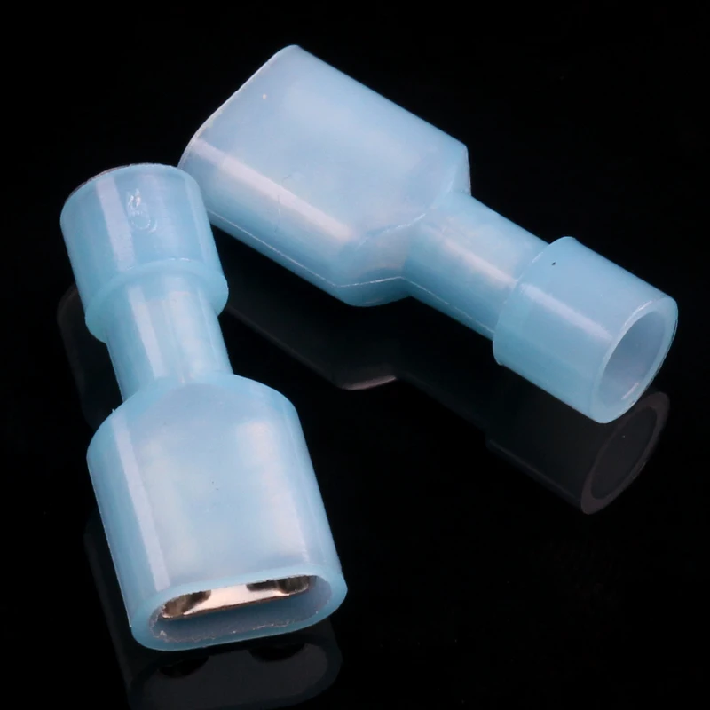 300PCS Insulated Nylon Crimp Wire Bullet Butt Connectors Spade Terminal Kit