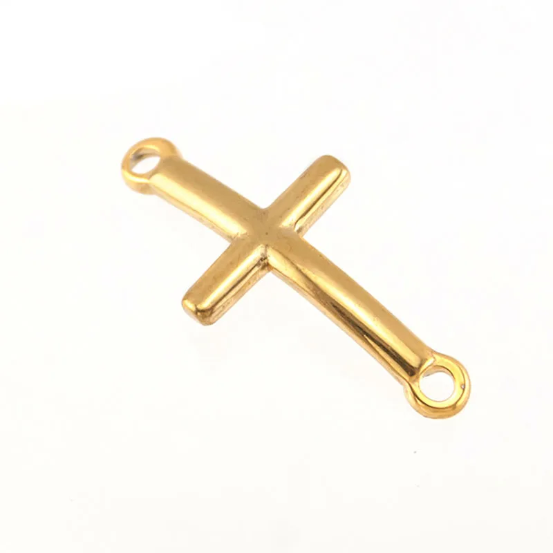 100% Stainless Steel Cross Connector Charm For Bracelets Silver Color/Gold Color Curved Cross Pendants For Jewelry Making 10pcs
100% Stainless Steel Cross Connector Charm For Bracelets Silver Color/Gold Color Curved Cross Pendants For Jewelry Making 10pcs