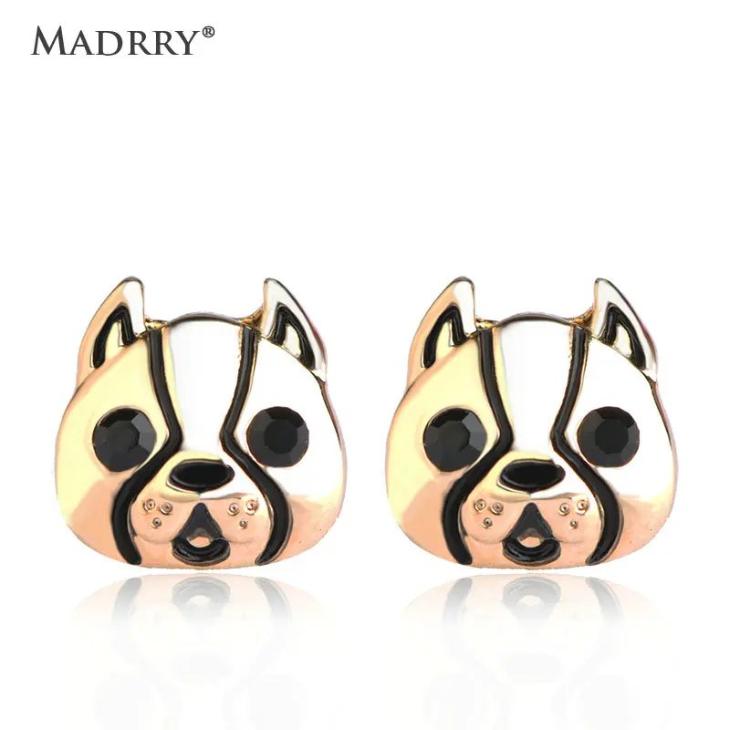 Madrry New Arrival Dog Zodiac Stud Earrings Copper Metal Cute Animal Small Dog Brincos Wedding Party Ears Piercing Bijuterias
Madrry New Arrival Dog Zodiac Stud Earrings Copper Metal Cute Animal Small Dog Brincos Wedding Party Ears Piercing Bijuterias