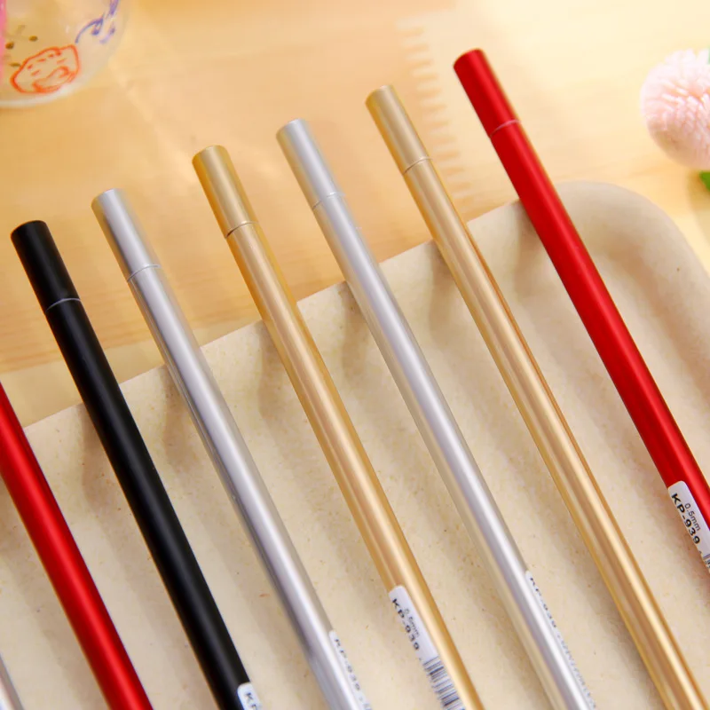 40 Pc/Lot Office Stationery / Imitation Metal Plastic Gel Ink Water Signature Pen /Stationery/Student Children Prize Gift
40 Pc/Lot Office Stationery / Imitation Metal Plastic Gel Ink Water Signature Pen /Stationery/Student Children Prize Gift