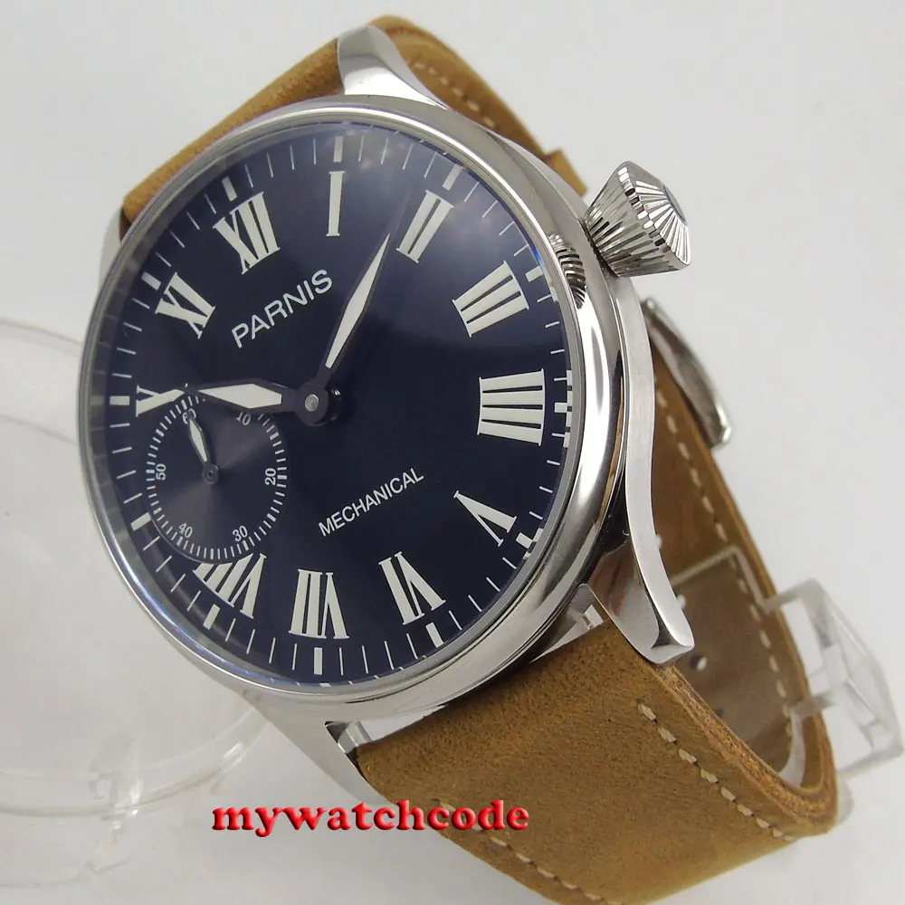 44mm parnis black dial 6497 cow leather strap hand winding mechanical mens watch
44mm parnis black dial 6497 cow leather strap hand winding mechanical mens watch