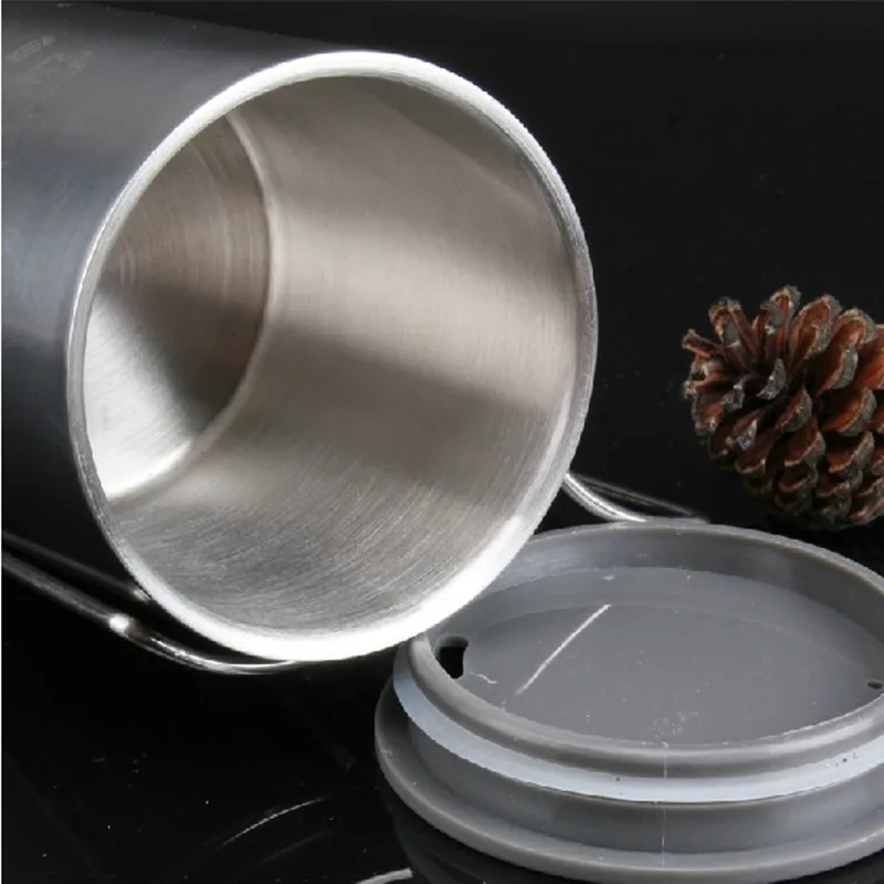 300ml Foldable Outdoor Camping Cup Double Layer Stainless Steel Thermal Coffee Mug Cup Surface Polishing Travel Water Cup D1 D3
300ml Foldable Outdoor Camping Cup Double Layer Stainless Steel Thermal Coffee Mug Cup Surface Polishing Travel Water Cup D1 D3