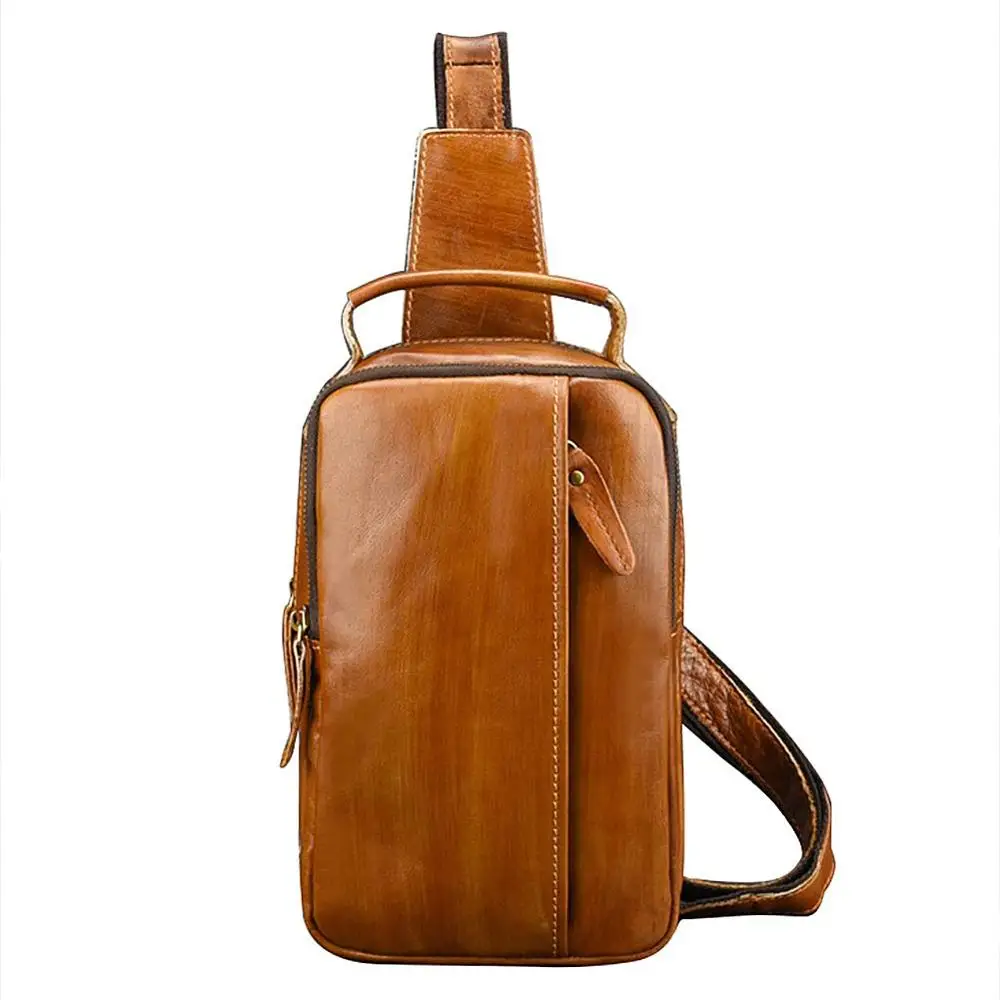 vintage Men's Hand rubbing leather chest bag Business Casual Outdoor Crossbody Sling Bag GAFD1123
vintage Men's Hand rubbing leather chest bag Business Casual Outdoor Crossbody Sling Bag GAFD1123