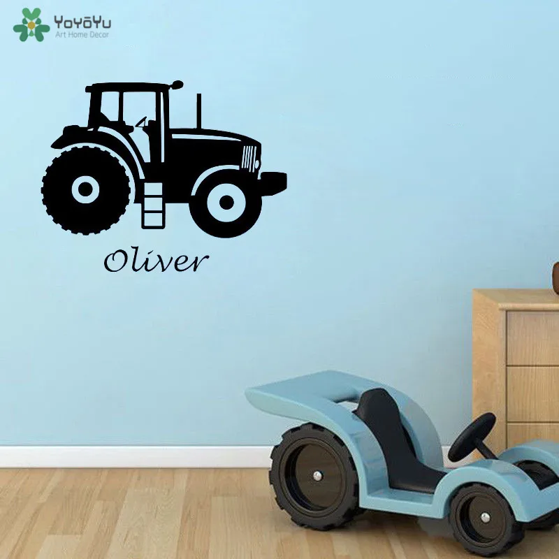 YOYOYU Wall Decal Tractor Custom Name Removeable Wall Sticker Kids Boys Bedroom Wall Decor Furniture Stickers Art Poster QQ189
YOYOYU Wall Decal Tractor Custom Name Removeable Wall Sticker Kids Boys Bedroom Wall Decor Furniture Stickers Art Poster QQ189