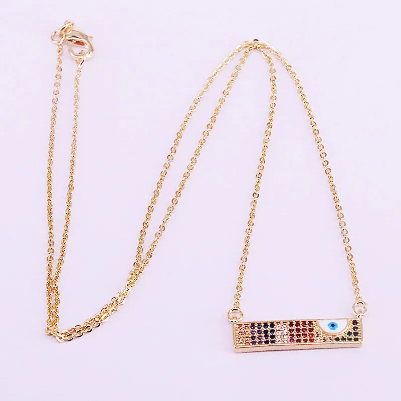 10Pcs Fashion Gold Filled Multi Colorful CZ Micro Paved Pendant Jewelry Necklace
10Pcs Fashion Gold Filled Multi Colorful CZ Micro Paved Pendant Jewelry Necklace