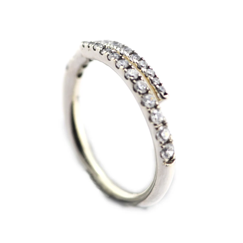 Shooting Star Rings with Clear CZ 100% Authentic 925 Sterling-Silver-Jewelry Free Shipping