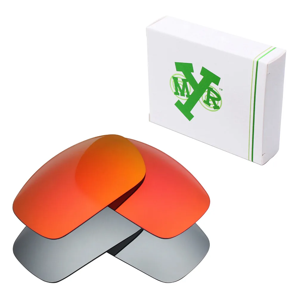 2 Pairs Mryok POLARIZED Replacement Lenses for Oakley X Squared X-Metal Sunglasses Silver Titanium & Fire Red
2 Pairs Mryok POLARIZED Replacement Lenses for Oakley X Squared X-Metal Sunglasses Silver Titanium & Fire Red