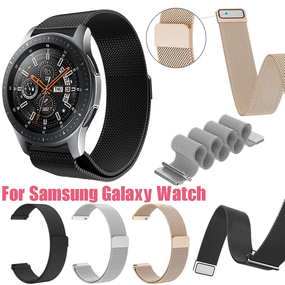 Браслет Milanese из нержавеющей стали с магнитной застежкой для Samsung Galaxy Watch 46 мм.