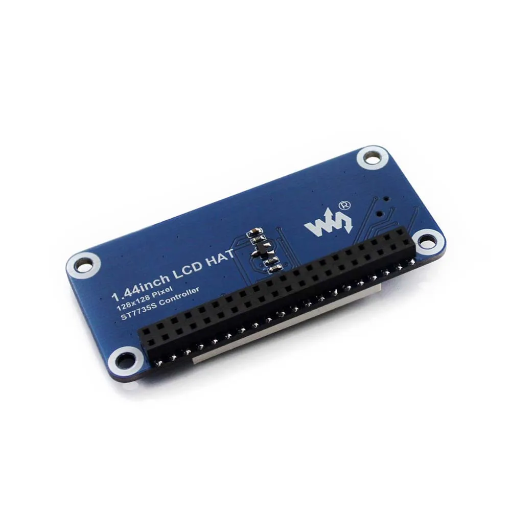 1.44inch LCD display HAT for Raspberry Pi 2B/3B/3B+/Zero/Zero W,128x128 pixels,SPI interface,ST7735S driver
1.44inch LCD display HAT for Raspberry Pi 2B/3B/3B+/Zero/Zero W,128x128 pixels,SPI interface,ST7735S driver