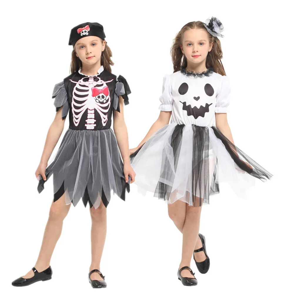 Halloween costume spooky little girl spooky pirate cosplay costume kids party dress Skeleton costume
Halloween costume spooky little girl spooky pirate cosplay costume kids party dress Skeleton costume