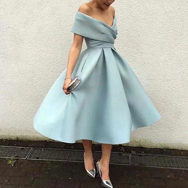 Simple Mother Of The Bride Dresses Tea Length Elegant A Line Satin Cheap Plus Size Prom Gown Cheap
Simple Mother Of The Bride Dresses Tea Length Elegant A Line Satin Cheap Plus Size Prom Gown Cheap