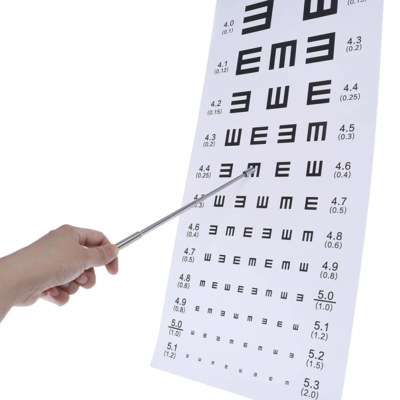 1PCS Stainless Steel Expansion Stick Pen Deisgn Adjustable Durable Pen Design Eyesight Rod for Optometry Visual Chart School
1PCS Stainless Steel Expansion Stick Pen Deisgn Adjustable Durable Pen Design Eyesight Rod for Optometry Visual Chart School