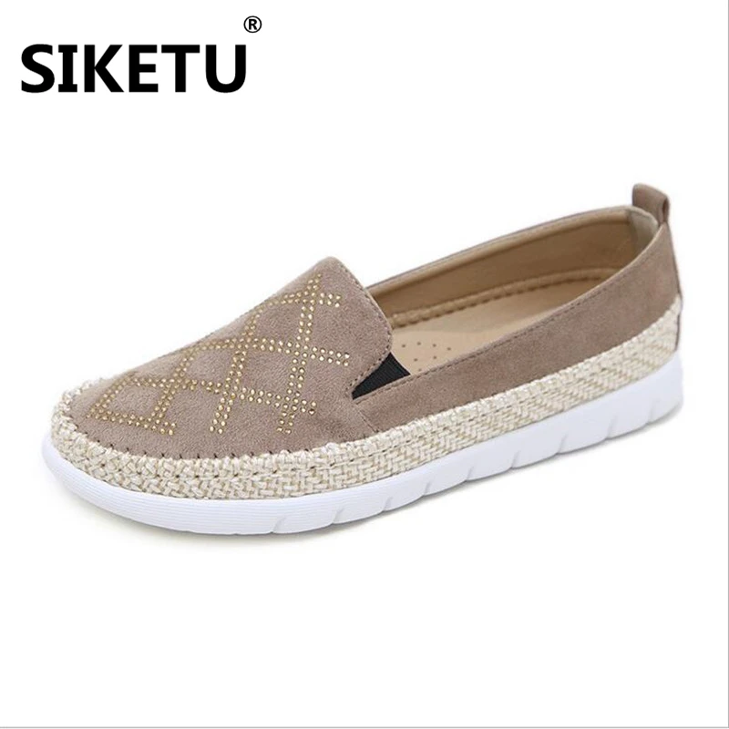 New retro hemp rope decoration casual women's shoes shiny crystal decoration light comfortable big size womens Single shoes 42
New retro hemp rope decoration casual women's shoes shiny crystal decoration light comfortable big size womens Single shoes 42