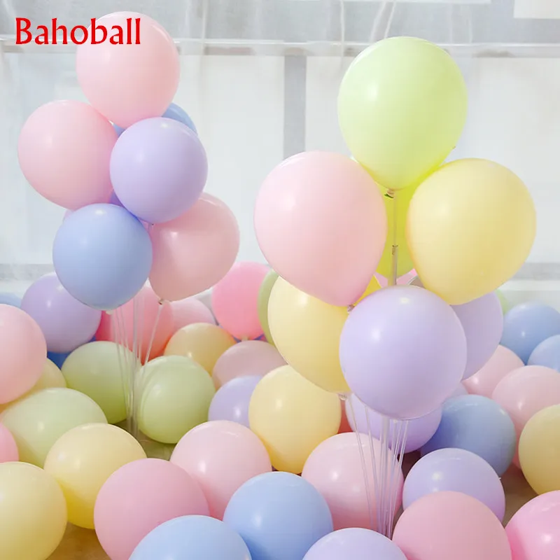100pcs 10inch Thick 3g Macaron Balloon Candy Color Pure Latex Balloons Romantic Wedding Decor Air balloons Party Events Supplies
100pcs 10inch Thick 3g Macaron Balloon Candy Color Pure Latex Balloons Romantic Wedding Decor Air balloons Party Events Supplies