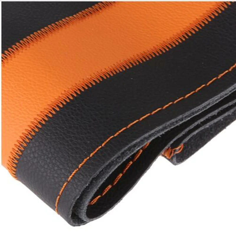 4 Colors DIY Leather Sport Car Steering Wheel Cover Auto Car Stitch On Wrap Cover WIth Needles and Thread For Diameter 38cm
4 Colors DIY Leather Sport Car Steering Wheel Cover Auto Car Stitch On Wrap Cover WIth Needles and Thread For Diameter 38cm
