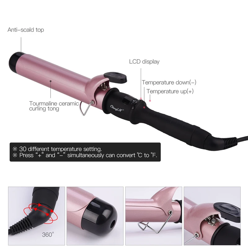 CkeyiN Profession Salon Hair Curling iron Hair Curler Wand Rollers Iron PTC Quick Curls Waver Hair Curling irons Styling Tool
CkeyiN Profession Salon Hair Curling iron Hair Curler Wand Rollers Iron PTC Quick Curls Waver Hair Curling irons Styling Tool