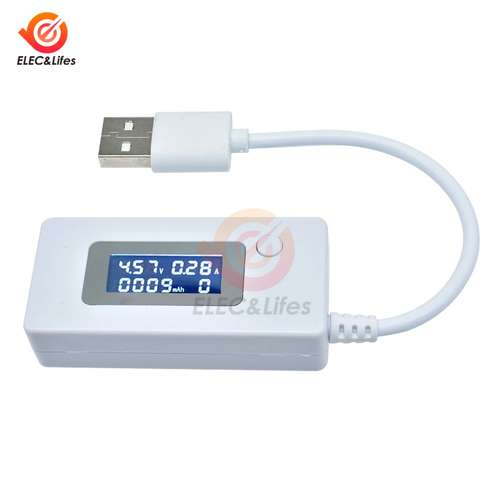 USB тестер 4 30 в 5 В цифровой вольтметр постоянного тока амперметр детектор внешний
