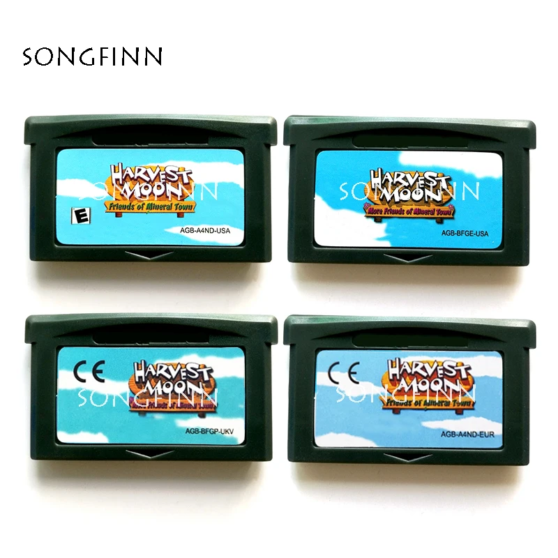 Harvest Moon Friends of Mineral Town Series Memory Cartridge Card for 32 Bit Video Game Console Accessories
Harvest Moon Friends of Mineral Town Series Memory Cartridge Card for 32 Bit Video Game Console Accessories