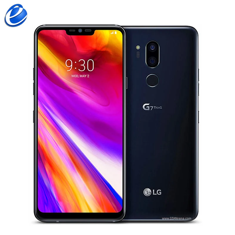 

Original Unlocked LG G7 ThinQ G710 LTE Android Octa Core Dual 16MP Rear Camera 2160P 6.1" 64G ROM 4G RAM NFC Android Cellphone
