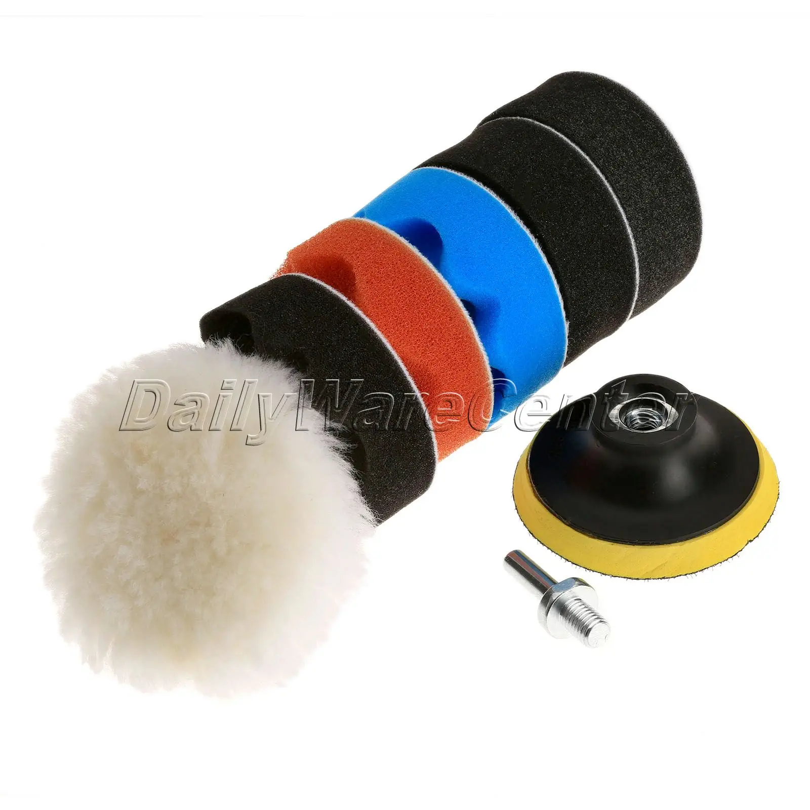 8Pcs/Set 3inch Polishing Buffing Pad Sponge Kit Car Polisher W/ M10 Thread Adapter Car Wash Auto Detailing Cleaning Car Styling
8Pcs/Set 3inch Polishing Buffing Pad Sponge Kit Car Polisher W/ M10 Thread Adapter Car Wash Auto Detailing Cleaning Car Styling