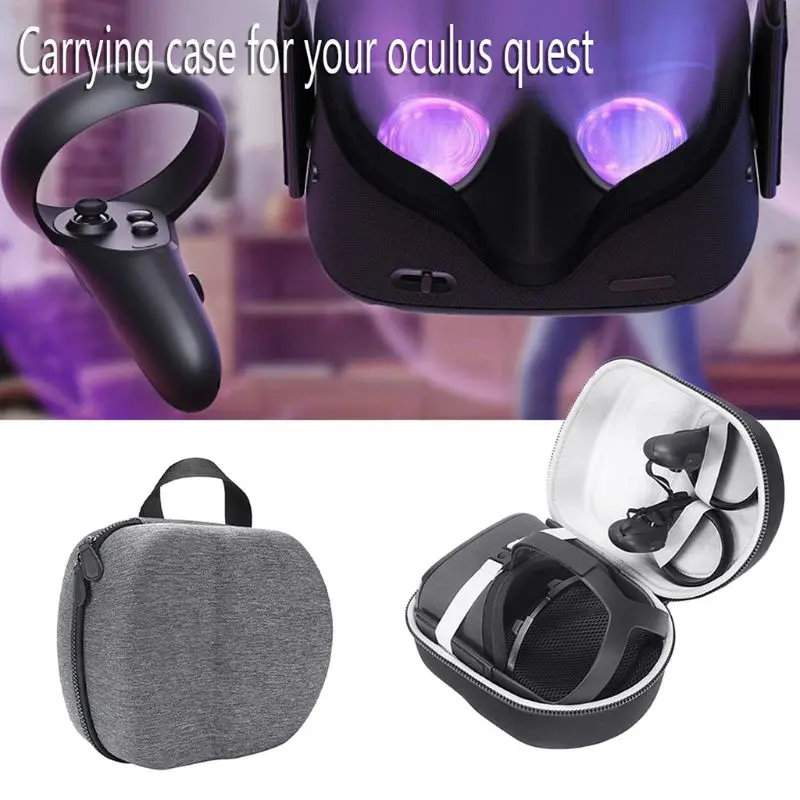 Hard EVA Travel Storage Bag Carrying Case Box for Oculus Quest Virtual Reality System Headset and Accessories
Hard EVA Travel Storage Bag Carrying Case Box for Oculus Quest Virtual Reality System Headset and Accessories