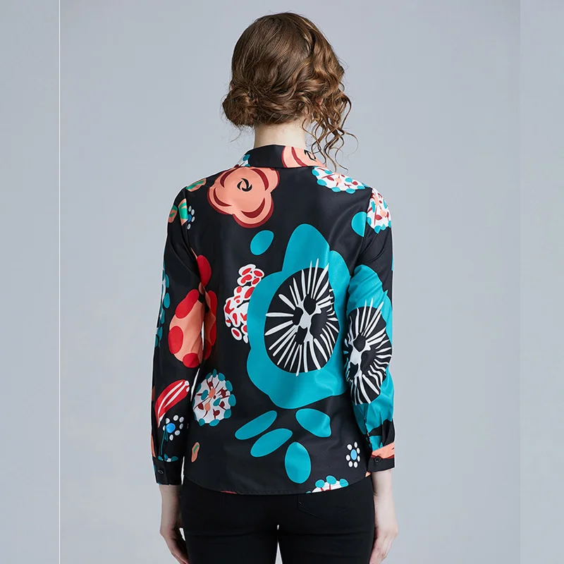 2019 Runway Designer Tops High Quality Women Fashion Retro Vintage Blouse Ladies Office Shirts Womens Tops And Blouses Print
2019 Runway Designer Tops High Quality Women Fashion Retro Vintage Blouse Ladies Office Shirts Womens Tops And Blouses Print