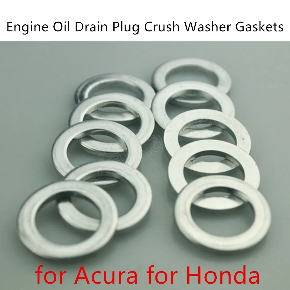 10 штук лучшая цена продажи прокладок дренажного штуцера для масла двигателя 94109-14000 для Acura/Honda.