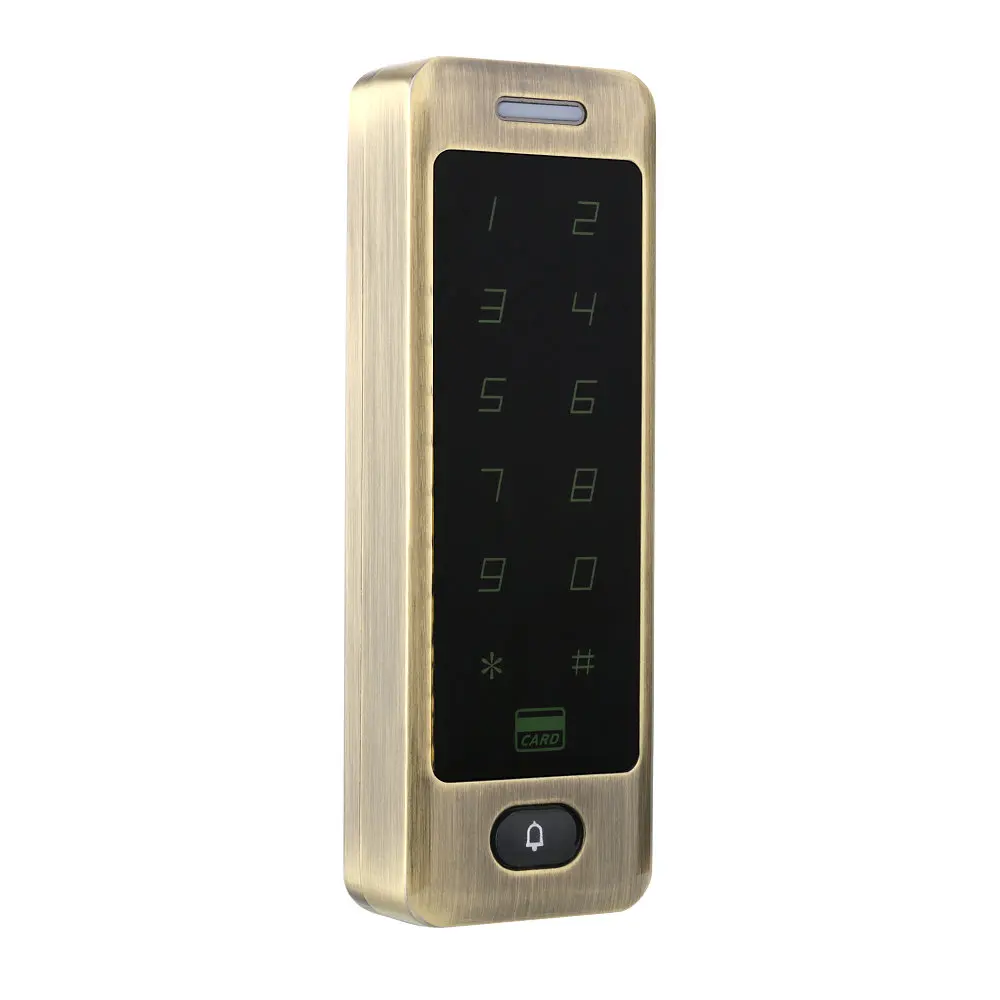 MOUNTAINONE Waterproof Metal Touch 8000 Users Door RFID Access Control Keypad Case Reader 125khz EM4100 ID Card
MOUNTAINONE Waterproof Metal Touch 8000 Users Door RFID Access Control Keypad Case Reader 125khz EM4100 ID Card