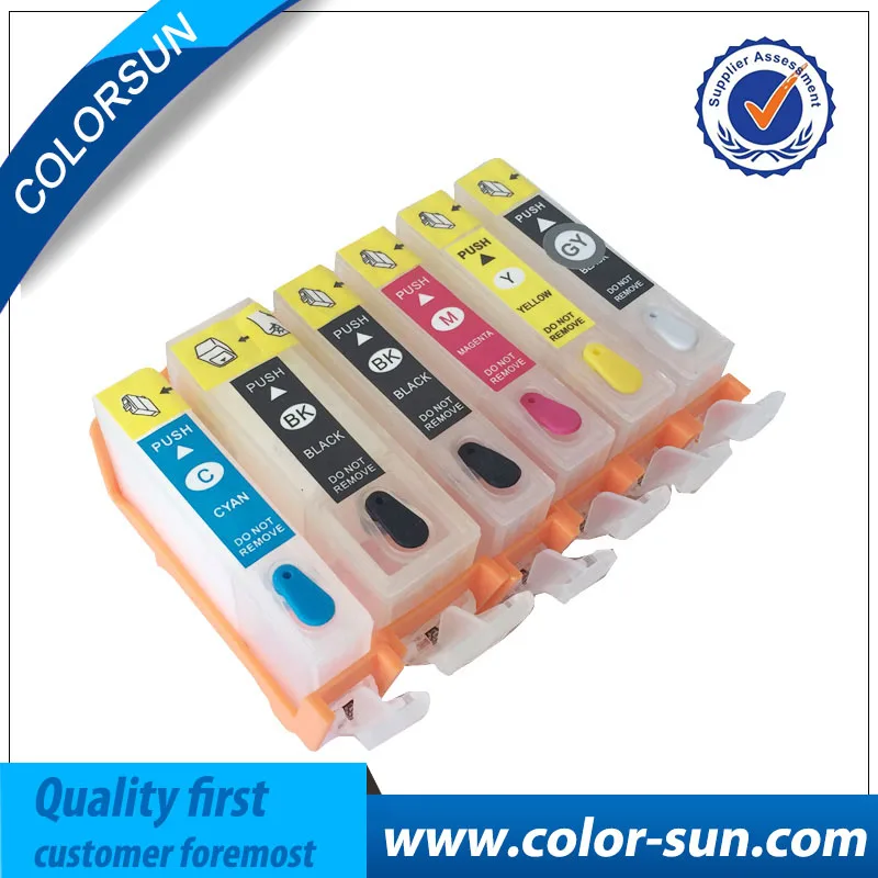 6pcs For Canon PGI-820 CLI-821 PGI 820 Refillable Ink Cartridges for Canon PIXMA MP988 printer with ARC Chips
6pcs For Canon PGI-820 CLI-821 PGI 820 Refillable Ink Cartridges for Canon PIXMA MP988 printer with ARC Chips