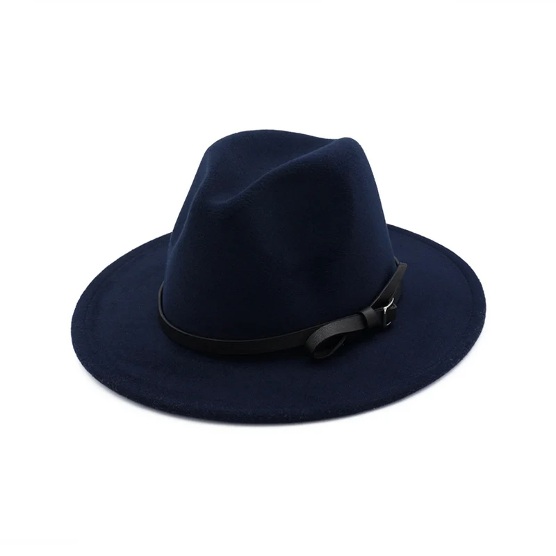 Vintage Women Flat Brim Jazz Hats Lady Wool Felt Formal Party Jazz Trilby Fedora Hat with Belt Pin Buckle European US GH-329
Vintage Women Flat Brim Jazz Hats Lady Wool Felt Formal Party Jazz Trilby Fedora Hat with Belt Pin Buckle European US GH-329