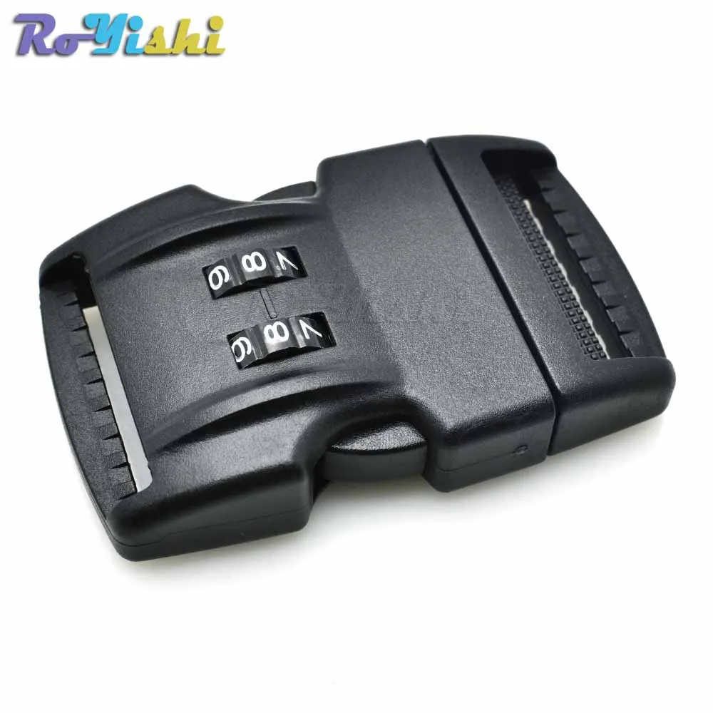 100pcs/pack 1-1/2"(38mm) Webbing Password Lock Safety Detach Side Release Buckle Travel Luggage Backpack Bag
100pcs/pack 1-1/2"(38mm) Webbing Password Lock Safety Detach Side Release Buckle Travel Luggage Backpack Bag