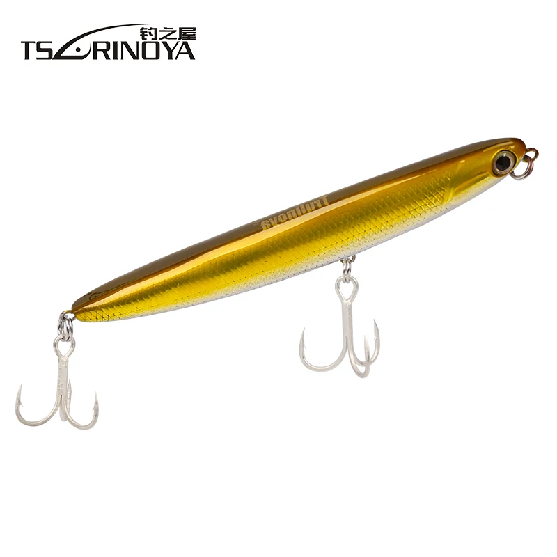 TSURINOYA приманка-карандаш 110 мм/13g (0 46 oz) Topwater 6 цветов 3D глаза воблер воблеры Leurre Souple