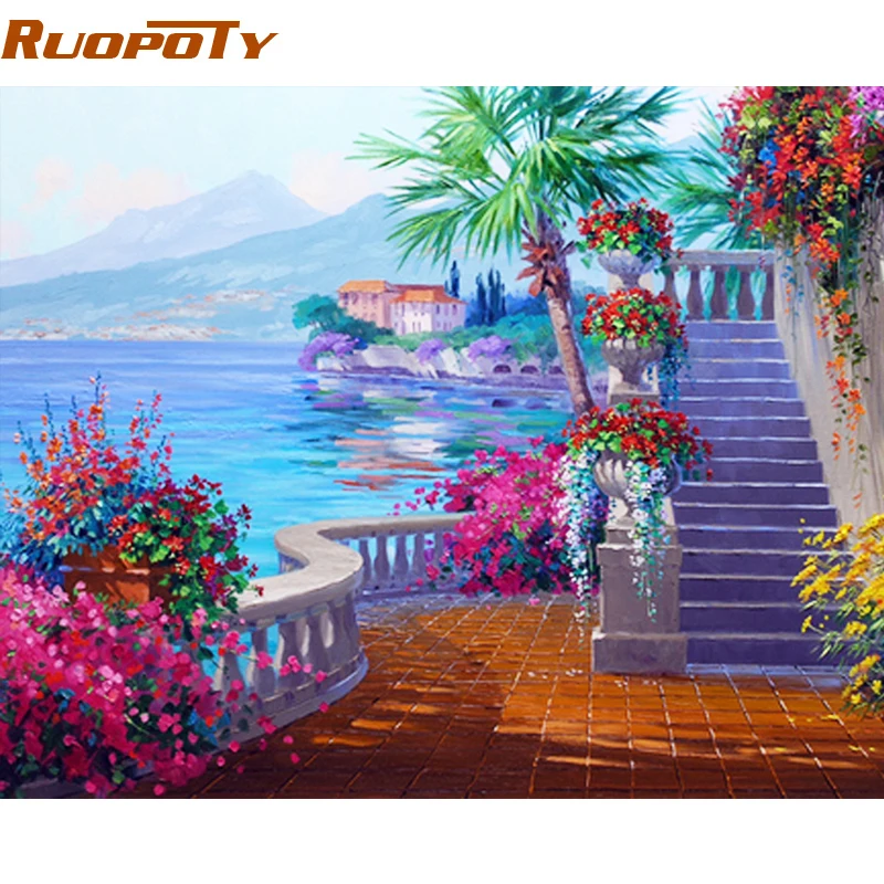 RUOPOTY Framed Seaside DIY Painting By Numbers Home Wall Painting Modern Acrylic Paint By Number Unique Gift For Home Decor Arts
RUOPOTY Framed Seaside DIY Painting By Numbers Home Wall Painting Modern Acrylic Paint By Number Unique Gift For Home Decor Arts