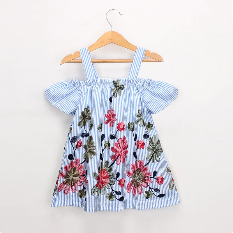 Dulce Amor Girls Strap Dress 2019 Summer Kids Striped Dress For Girls Cute Embroidery Floral Baby Girl Clothing Drop Shipping
Dulce Amor Girls Strap Dress 2019 Summer Kids Striped Dress For Girls Cute Embroidery Floral Baby Girl Clothing Drop Shipping