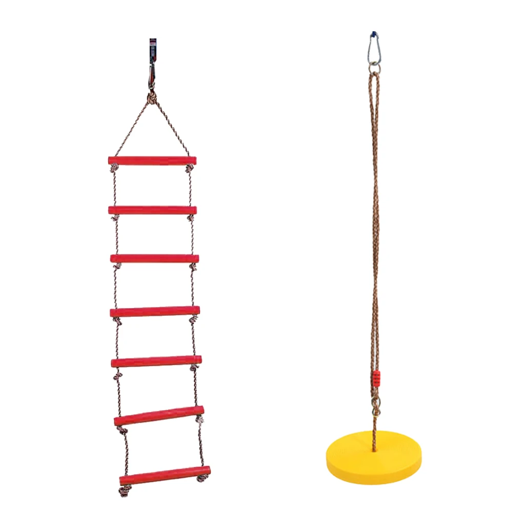 Kids Outdoor Climbing Toy Set, Tree Hanging Swing Rope with Plastic Base & Climbing Ladder Toy Garden Playing
Kids Outdoor Climbing Toy Set, Tree Hanging Swing Rope with Plastic Base & Climbing Ladder Toy Garden Playing