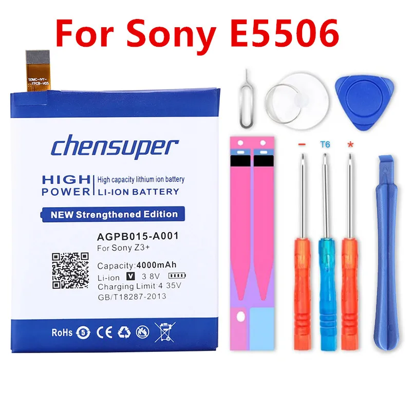 new 4200mAh LIS1579ERPC Battery for Sony Xperia C5 Ultra / Dual E5506 E5553 E5533 E5563 Z3 Plus Z3+/ Dual E6553 Z4 E6533
new 4200mAh LIS1579ERPC Battery for Sony Xperia C5 Ultra / Dual E5506 E5553 E5533 E5563 Z3 Plus Z3+/ Dual E6553 Z4 E6533