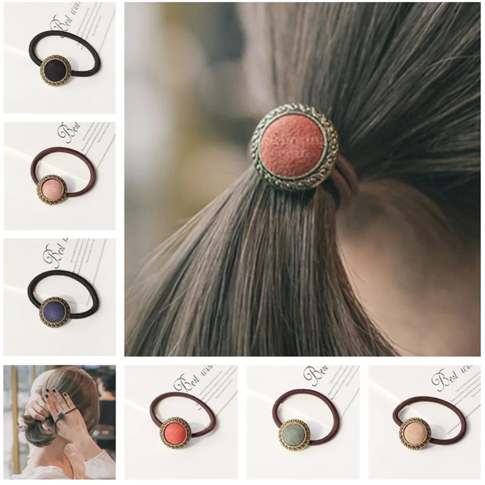 Xiwstar Elastic Button Hair Ties Bands Ropes Ponytail Holder Female Women Girls Hair Accessories
Xiwstar Elastic Button Hair Ties Bands Ropes Ponytail Holder Female Women Girls Hair Accessories