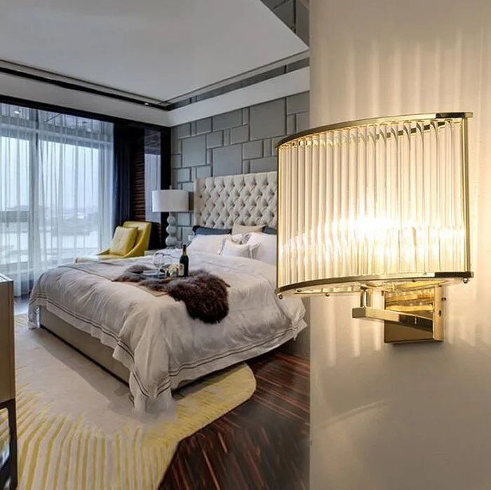 American Country Style Luxury Crystal Wall Lamp For Living Room Bedside Asile Porch Light With LED Bulbs Length30cm
American Country Style Luxury Crystal Wall Lamp For Living Room Bedside Asile Porch Light With LED Bulbs Length30cm