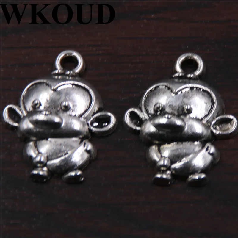 WKOUD 10pcs Silver Plated Cartoon Huaguo Shan Monkey King Series Necklace Earrings Alloy Pendant
WKOUD 10pcs Silver Plated Cartoon Huaguo Shan Monkey King Series Necklace Earrings Alloy Pendant