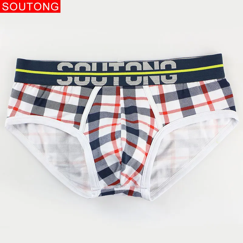 Soutong 2019 Panties 4 pcs/lot Men Underwear Boxers Shorts Cotton Cueca Boxer Men Underpants Plaid Boxer Underwear Men st22