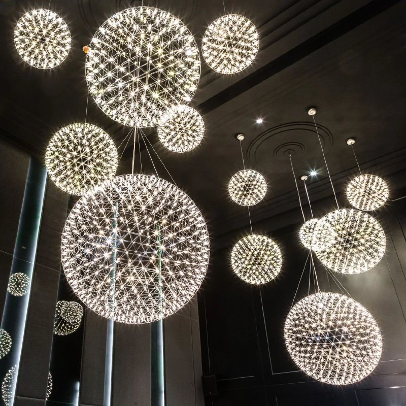 LED Modern Fireworks Pendant Lamps Ball Stars Hanging Pendant Lights Fixture Nordic Hotel Shopping Mall Home Indoor Lighting
LED Modern Fireworks Pendant Lamps Ball Stars Hanging Pendant Lights Fixture Nordic Hotel Shopping Mall Home Indoor Lighting