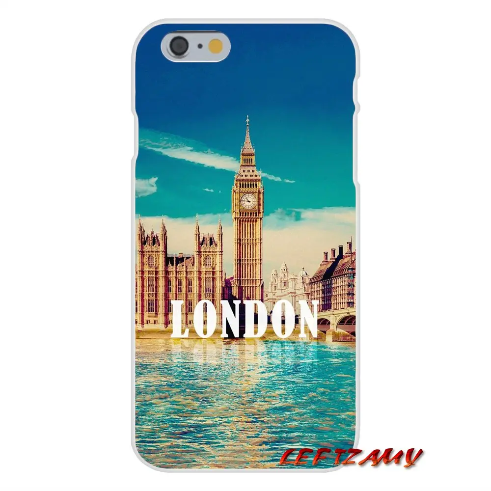 For iPhone X 4 4S 5 5S 5C SE 6 6S 7 8 Plus Accessories Phone Cases Covers London big ben Bus | Мобильные телефоны и