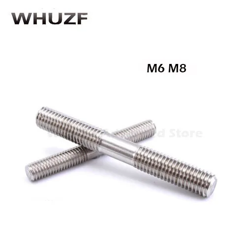 Free shipping 10pcs M6 M8 20mm-100mm 304 Stainless Steel Dual Head Screw Rod Double End Screw Hanger Blot Stud
Free shipping 10pcs M6 M8 20mm-100mm 304 Stainless Steel Dual Head Screw Rod Double End Screw Hanger Blot Stud