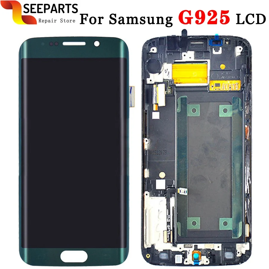 5.1For Samsung Galaxy S6 Edge LCD G925 G925F SM-G925F Display Touch Screen Digitizer Assembly with frame For SAMSUNG S6 Edge LCD
5.1For Samsung Galaxy S6 Edge LCD G925 G925F SM-G925F Display Touch Screen Digitizer Assembly with frame For SAMSUNG S6 Edge LCD