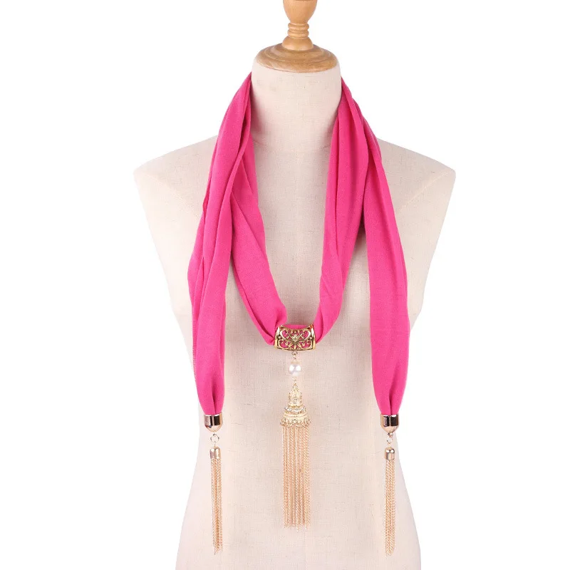 Ожерелья с подвесками RUNMEIFA хлопковые ювелирные изделия шарф для женщин новая